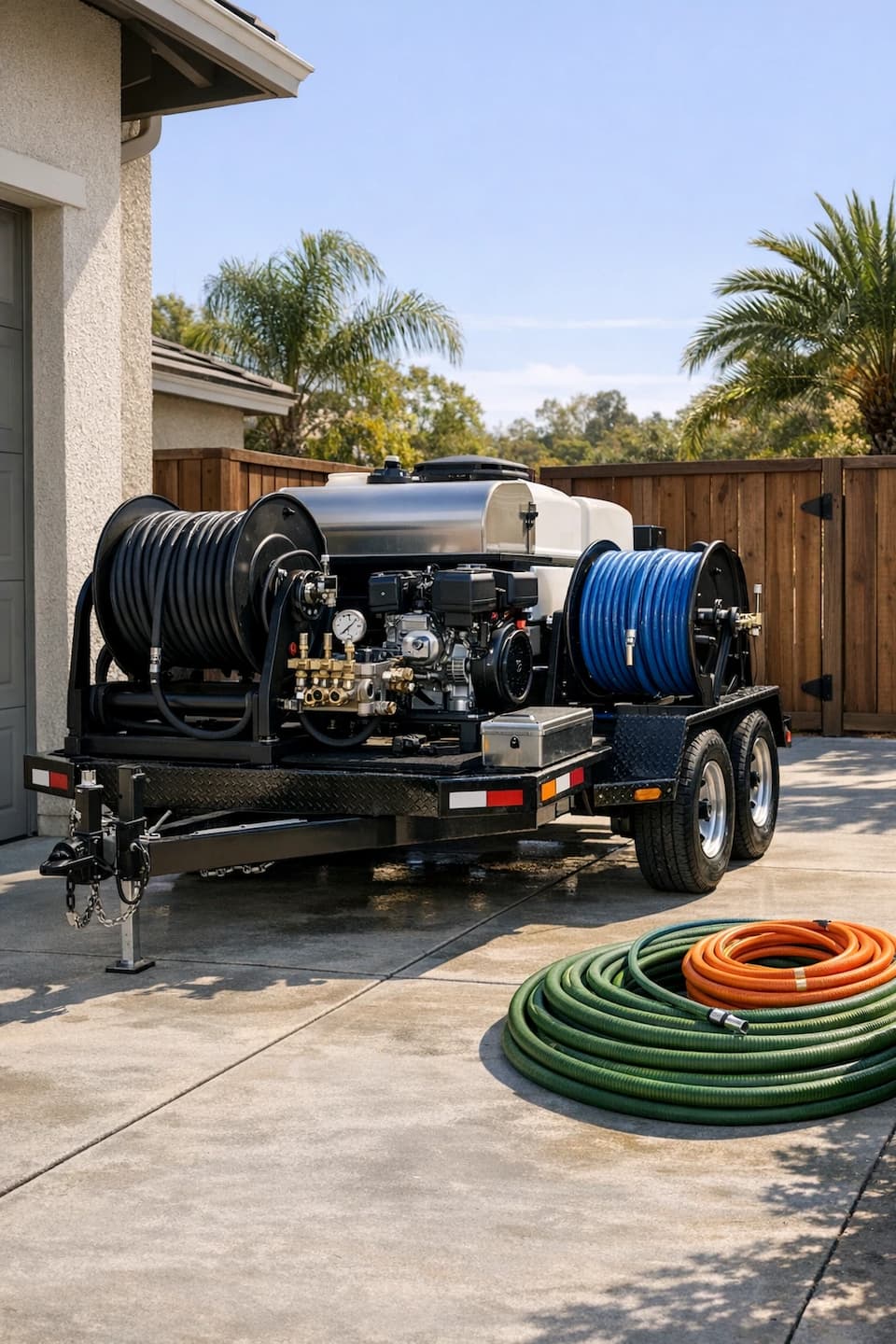 Hydro jetting service in Vista CA