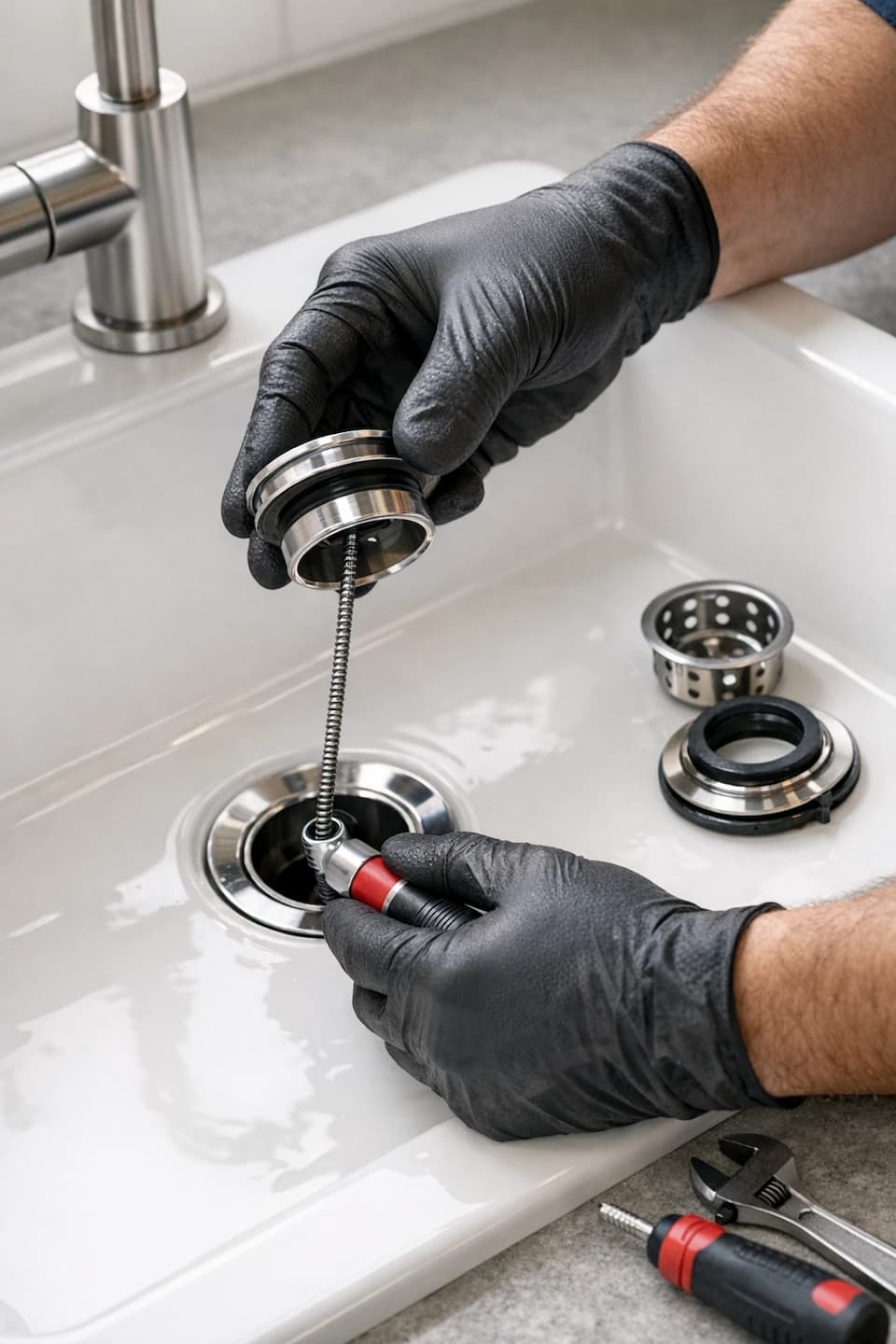 Drain cleaning and clog troubleshooting in Vista CA