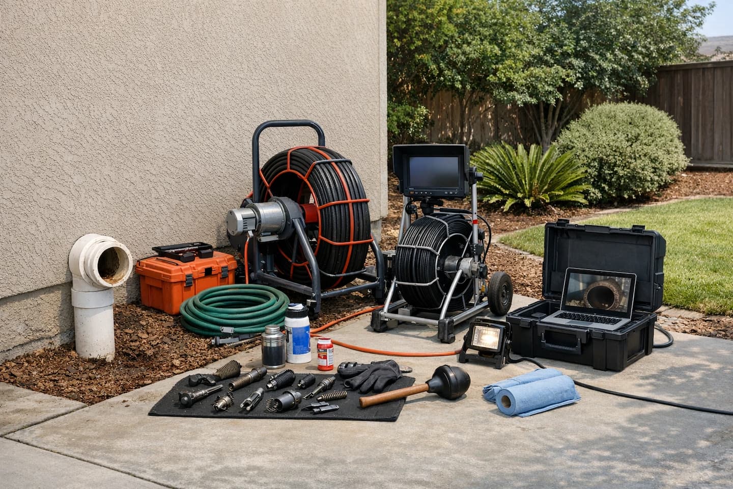 Main sewer line drain cleaning in Vista, CA: professional inspection and clearing plan.