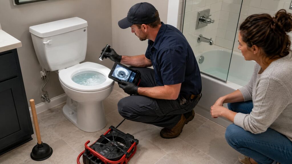 Toilet Gurgling When You Shower or Flush? What It Means