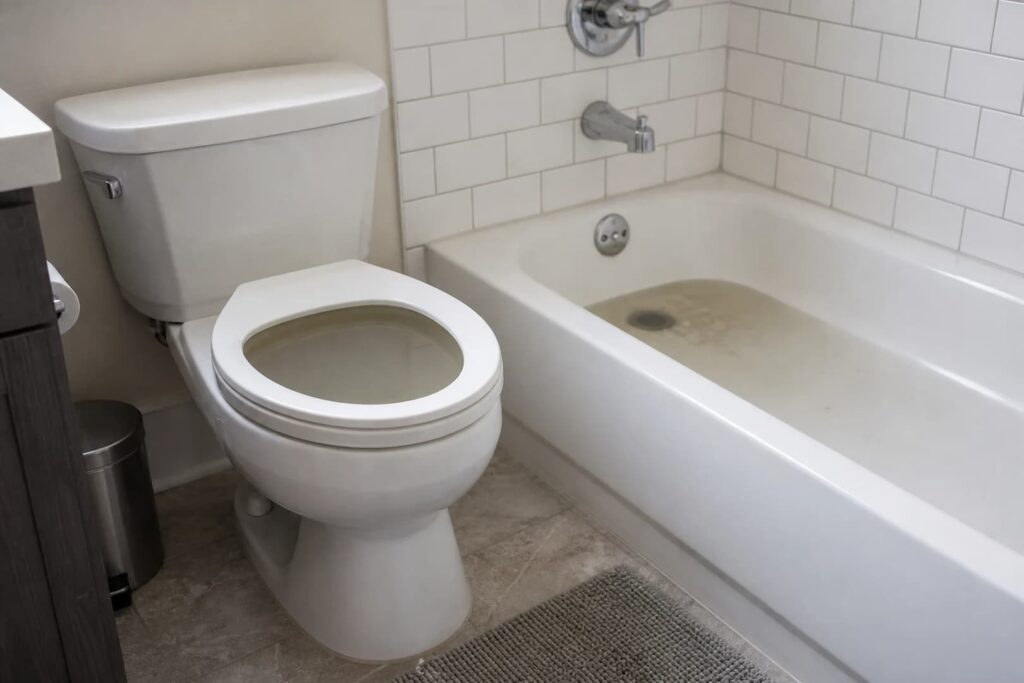 Toilet Backing Up into the Shower or Bathtub: What It Means
